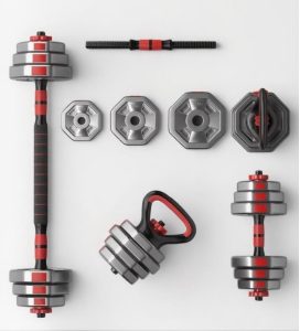 Fitness Adjustable Dumbbell-Kettle Bell Set