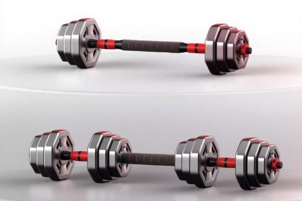 Fitness Adjustable Dumbbell-Kettle Bell Set