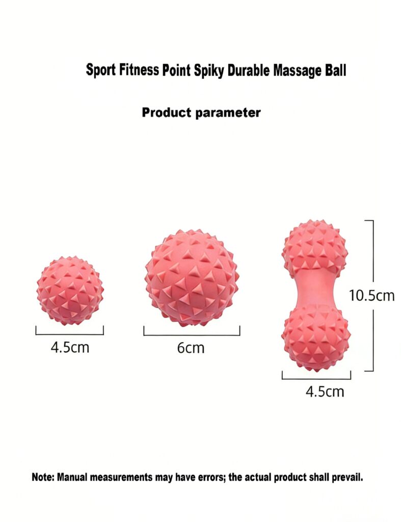 SPORT FITNESS POINT SPIKYK DURABLE MASSAGE BALL